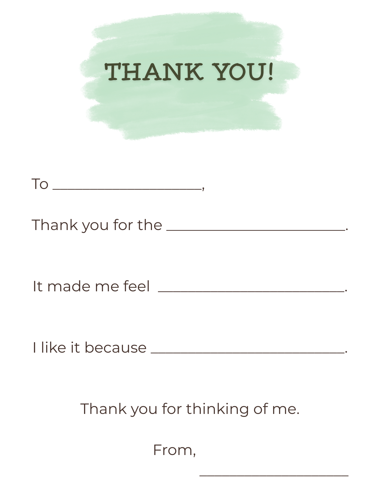 Paint Brush Gratitude Set