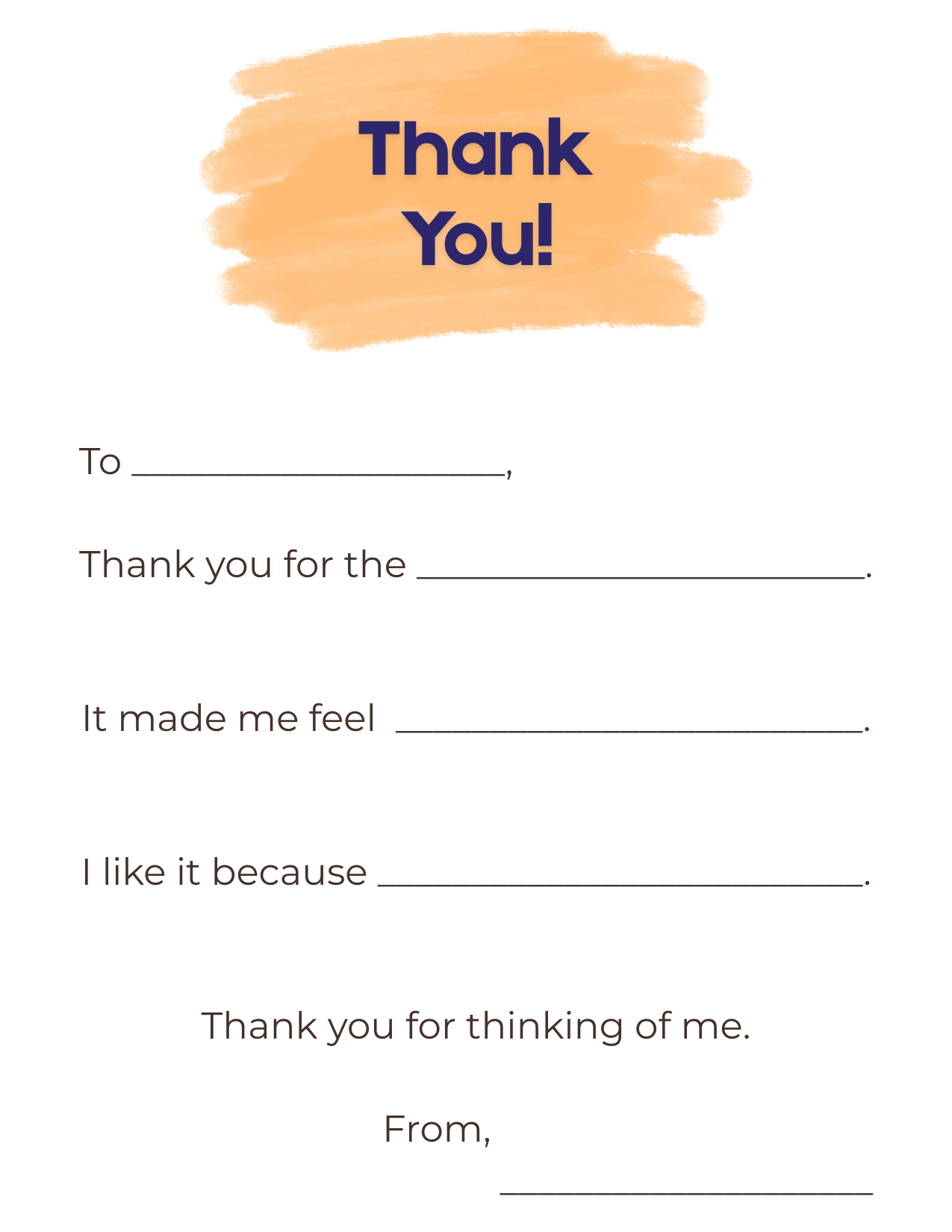 Paint Brush Gratitude Set